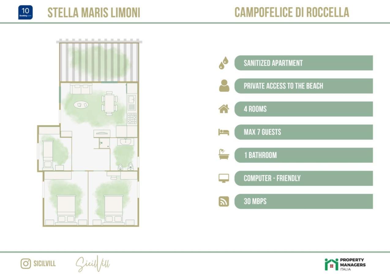Stella Maris Limoni By Sicilvill Vila Campofelice Di Roccella Exterior foto